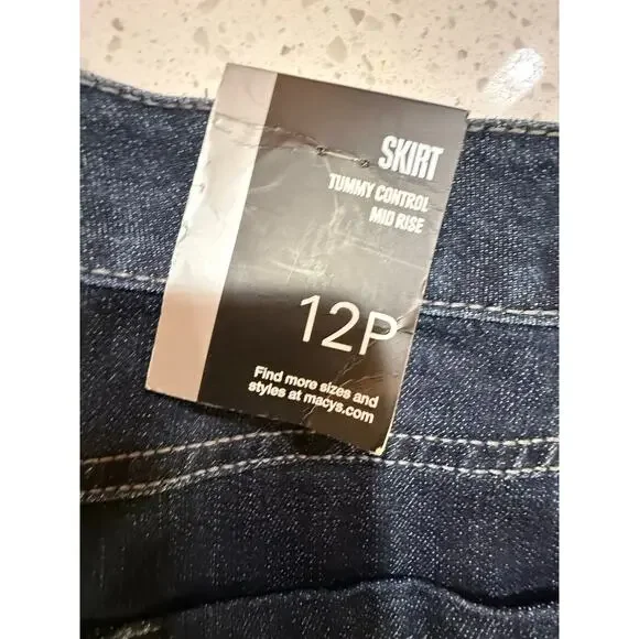 Style & Company Denim Skirt - Size 12 Petite - NWT - Picture 6 of 6